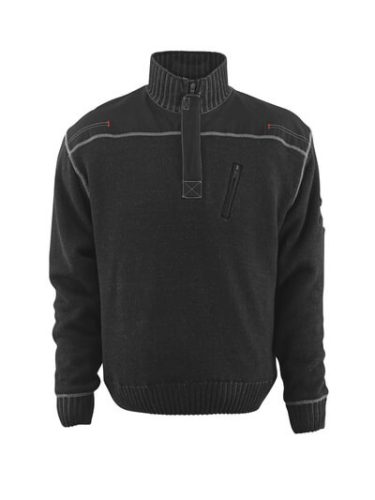 50354-835-09 Knitted Jumper with half zip