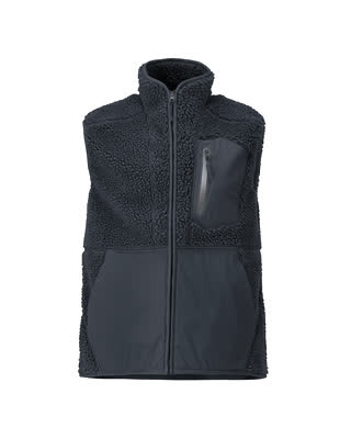22465-682-010 Pile gilet with zipper